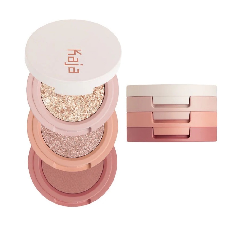 Kaja Beauty Bento Bouncy Chrome, Shimmer & Matte Trio